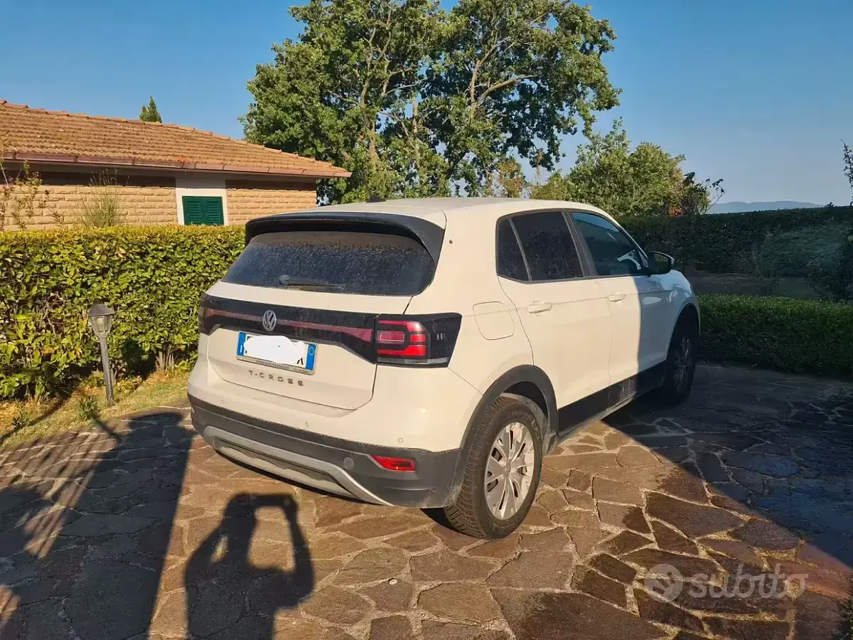 Usata VW T-Cross 95 CV (69 kW) 2019 Bianco SUV