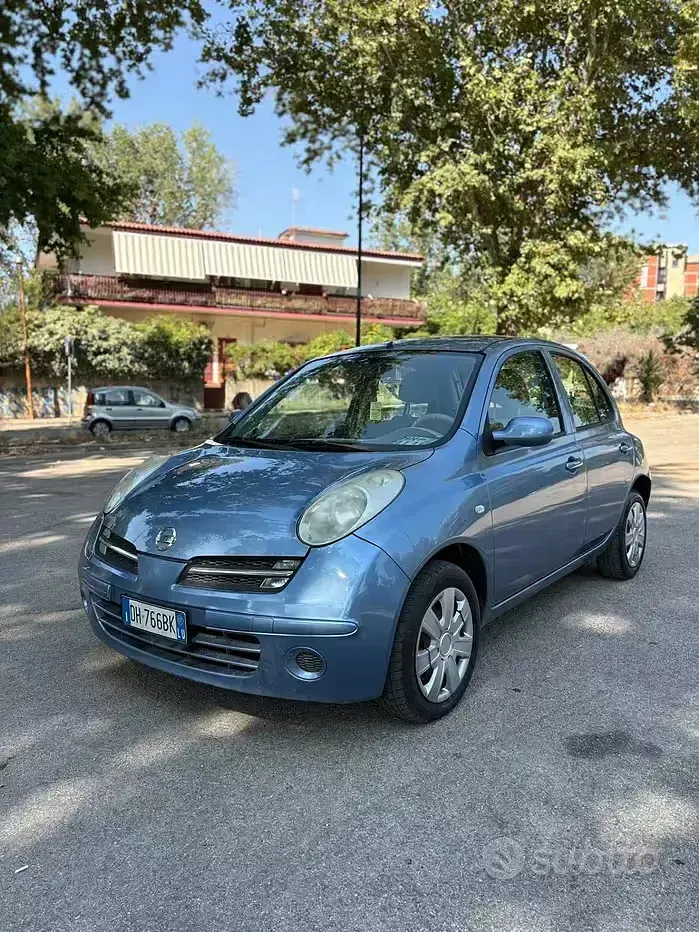 Usata Nissan Micra Acenta 80 CV (58 kW) 2007 Blu Berlina
