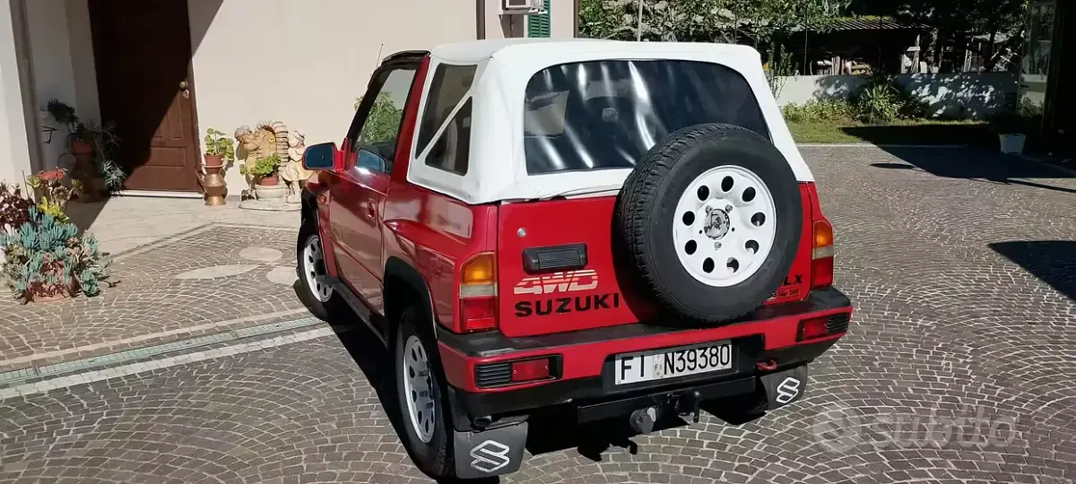 Brugt Suzuki Vitara 1990 Rød Cabriolet