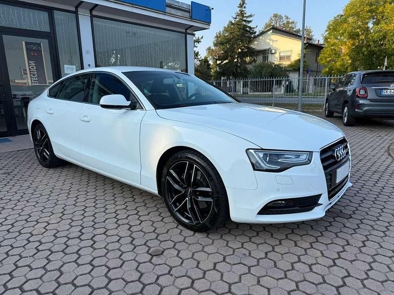Usata Audi A5 Ambiente 177 CV (130 kW) 2014 Bianco Coupé