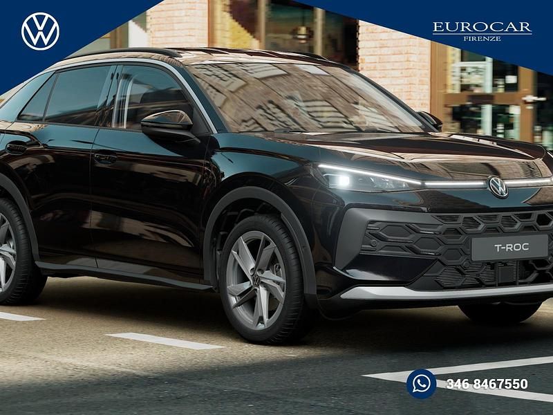 Grenadill black metallizzato Nuova 2026 VW T-Roc Life SUV | 37.900 € (Super prezzo) - Immagine 1/4