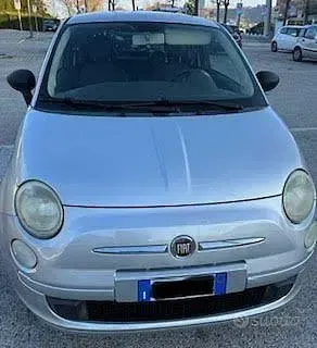 Usata Fiat 500 75 CV (55 kW) 2009 Grigio Cabrio