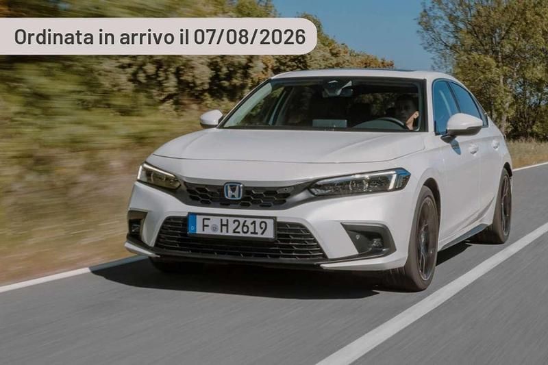 Nuova Honda Civic Elegance 184 CV (135 kW) 2025 Argento Berlina