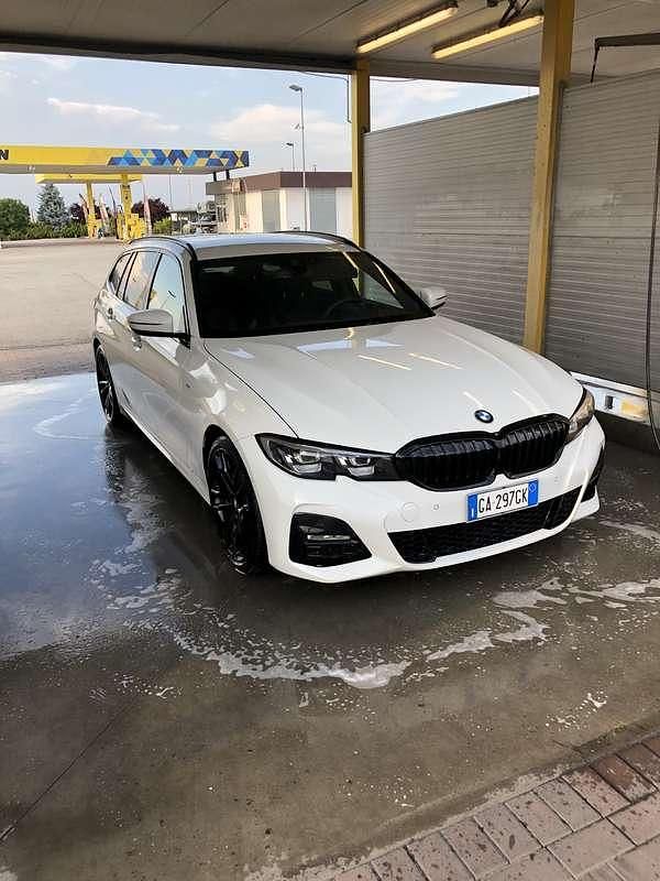 Usata BMW 318 M Sport 150 CV (110 kW) 2019 Bianco Station wagon