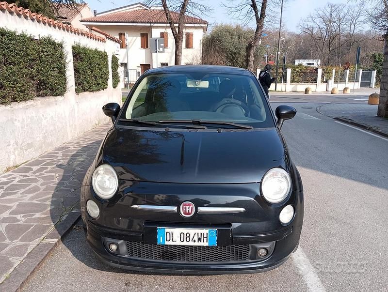 Usata Fiat 500 2008 Nero Utilitaria