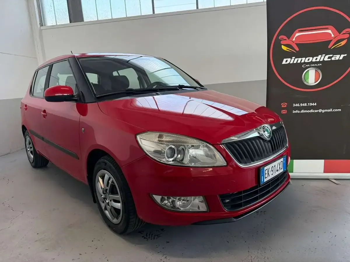 Usata Skoda Fabia Active 75 CV (55 kW) 2011 Rosso Berlina
