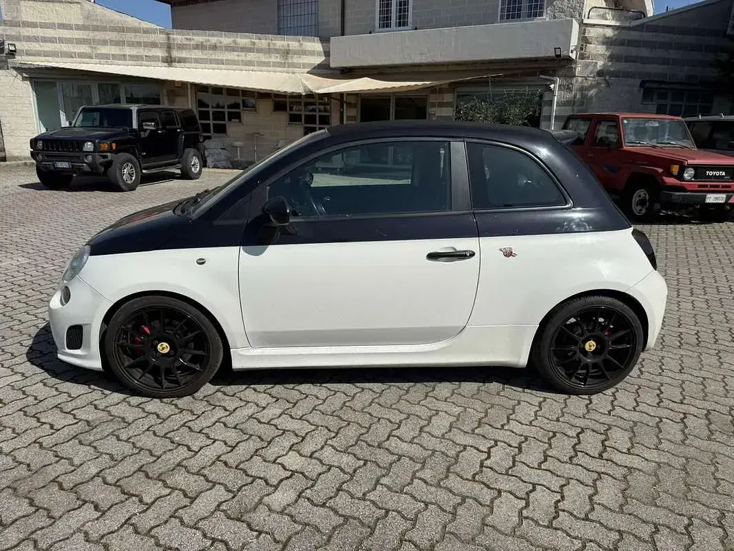 Usata Abarth 595 200 CV (147 kW) 2013 Bianco Cabrio