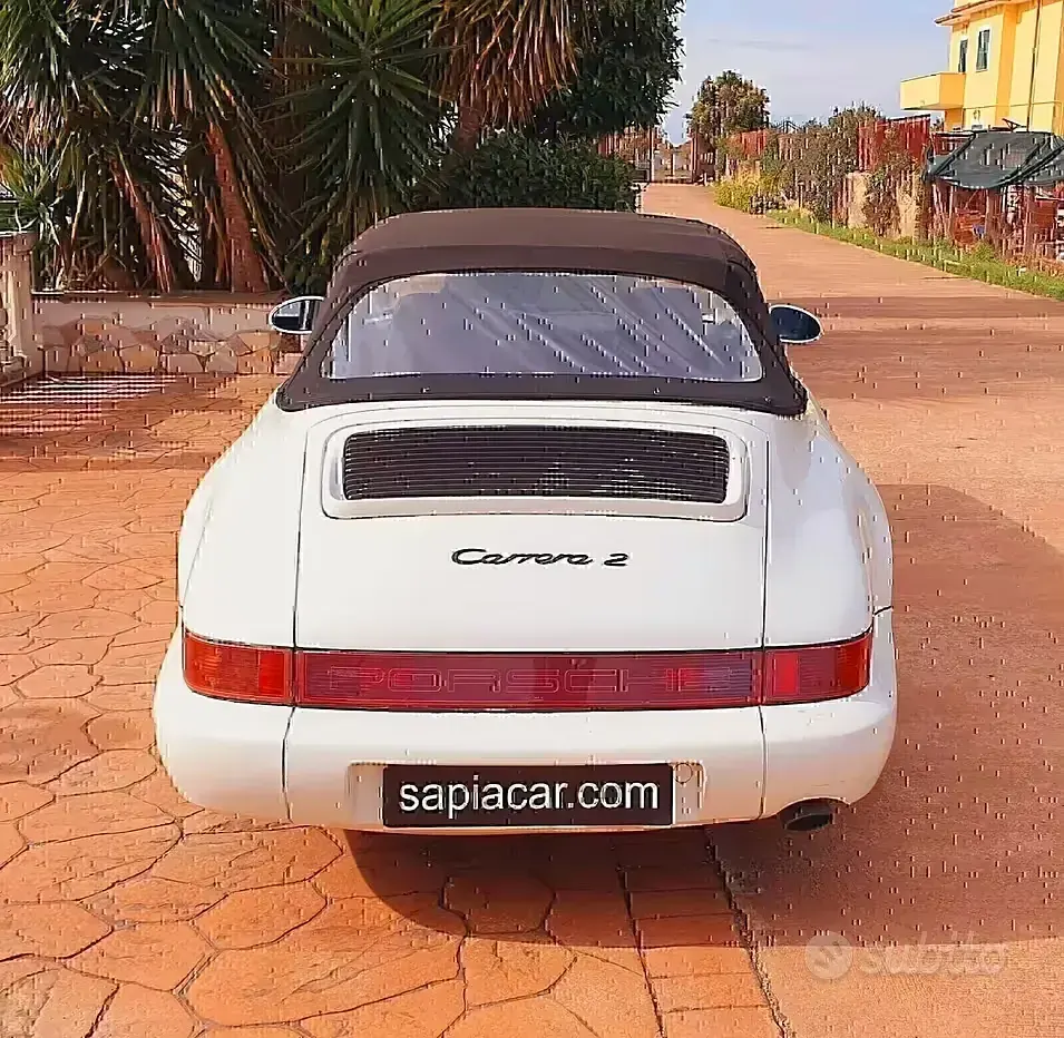 Usata Porsche 911 Carrera Cabriolet 250 CV (183 kW) 1991 Bianco Cabrio