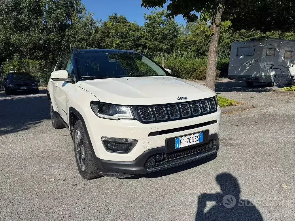 Usata Jeep Compass Limited 140 CV (102 kW) 2019 Bianco SUV