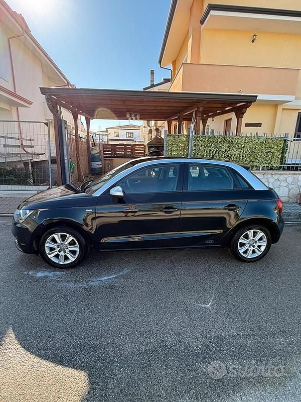 Usata Audi A1 Sportback S-Line 90 CV (66 kW) 2013 Nero Utilitaria
