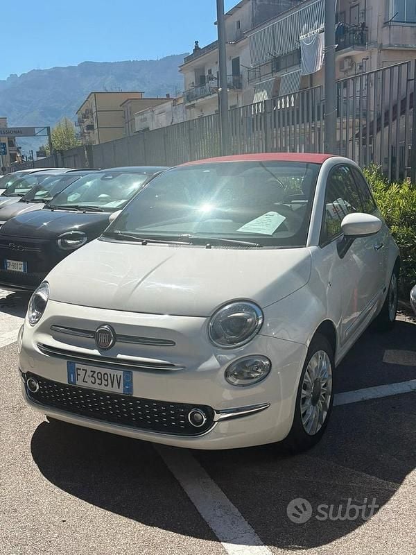 Usata Fiat 500C Dolcevita 69 CV (50 kW) 2020 Bianco Cabrio