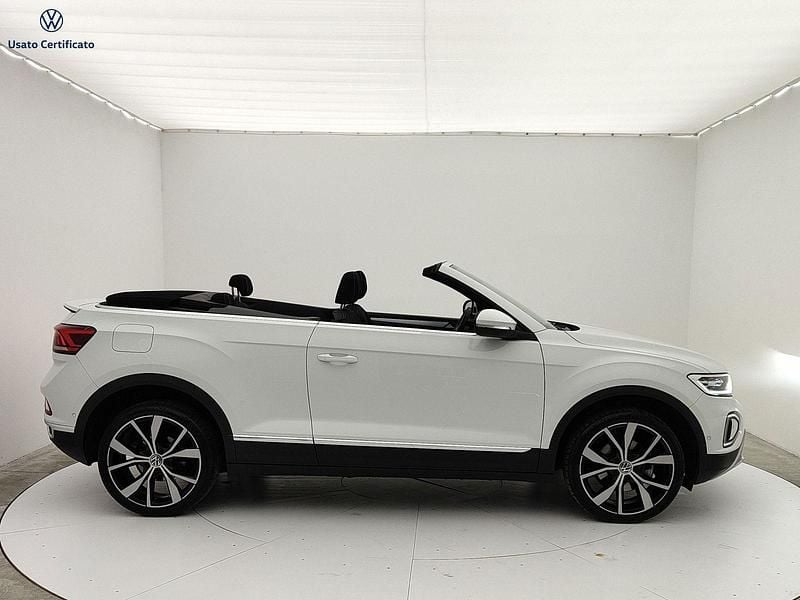 Usata VW T-Roc Cabriolet Style 110 CV (80 kW) 2022 Bianco Cabrio