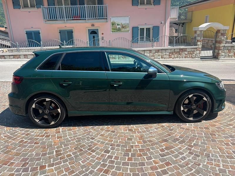 Usata Audi S3 Ambiente 300 CV (220 kW) 2015 Verde Berlina