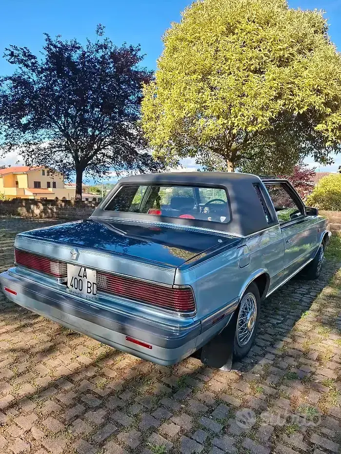 Usata Chrysler Le Baron 1986 Blu Coupé
