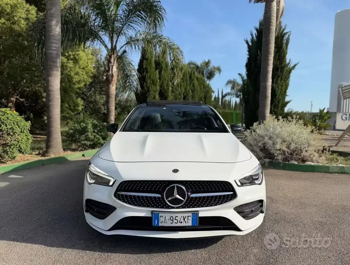 Usata Mercedes CLA200 Premium 150 CV (110 kW) 2020 Bianco Coupé