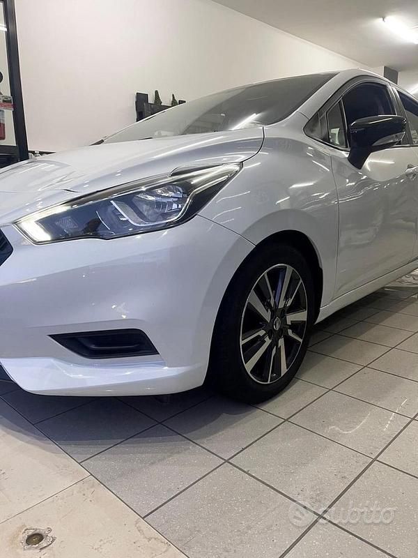 Usata Nissan Micra Visia+ 90 CV (66 kW) 2018 Bianco Utilitaria