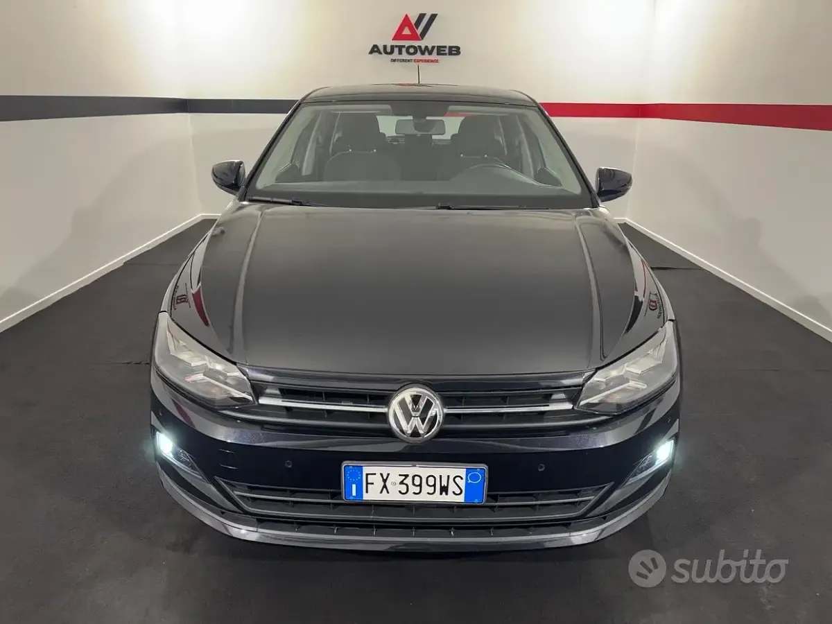Usata VW Polo Highline 95 CV (69 kW) 2019 Nero Utilitaria