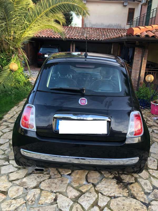 Usata Fiat 500 Lounge 69 CV (50 kW) 2015 Nero Utilitaria