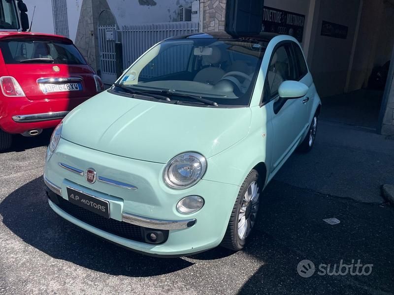 Usata Fiat 500 Lounge 69 CV (50 kW) 2015 Verde Utilitaria