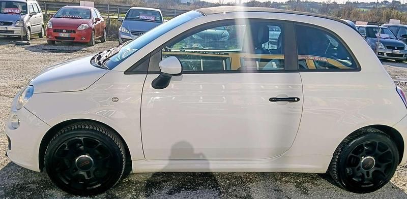 Usata Fiat 500C Pop 69 CV (50 kW) 2014 Bianco Cabrio