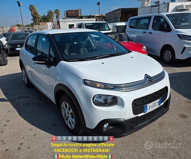 Usata Citroën C3 Feel 83 CV (61 kW) 2018 Bianco Utilitaria