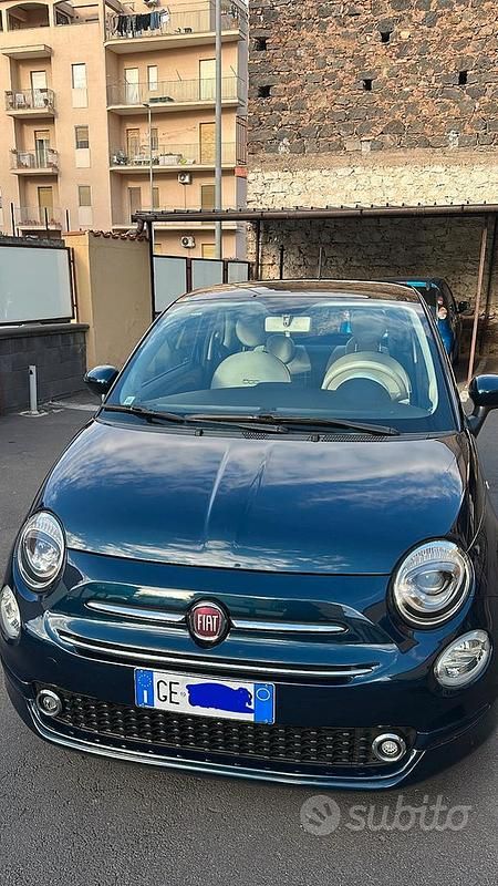 Usata Fiat 500 69 CV (50 kW) 2019 Blu Utilitaria