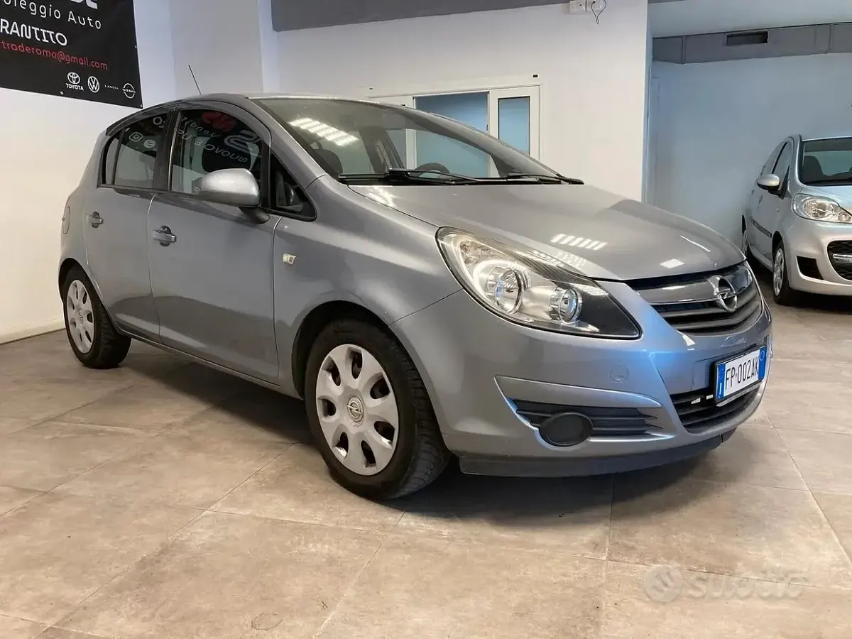 Usata Opel Corsa 75 CV (55 kW) 2007 Grigio Utilitaria