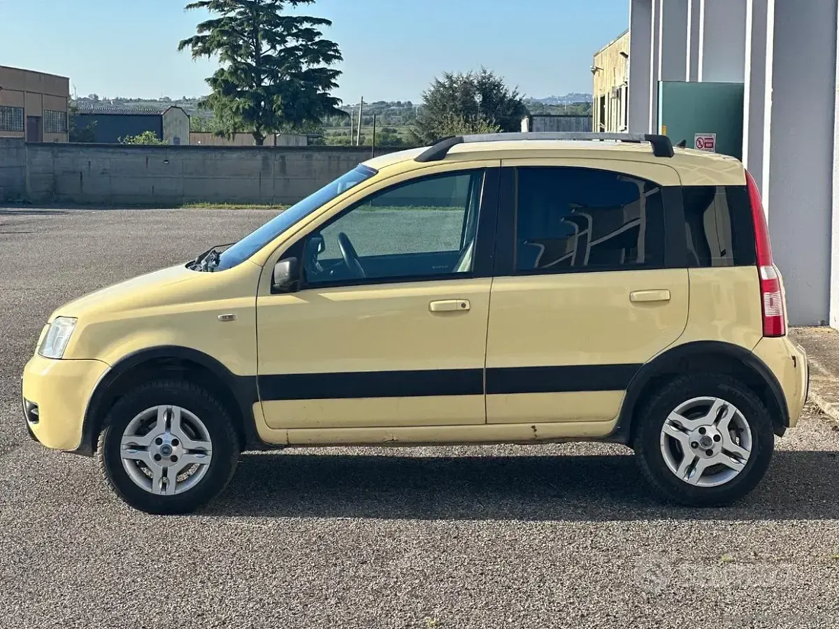 Usata Fiat Panda 4x4 Climbing 69 CV (50 kW) 2007 Giallo Utilitaria