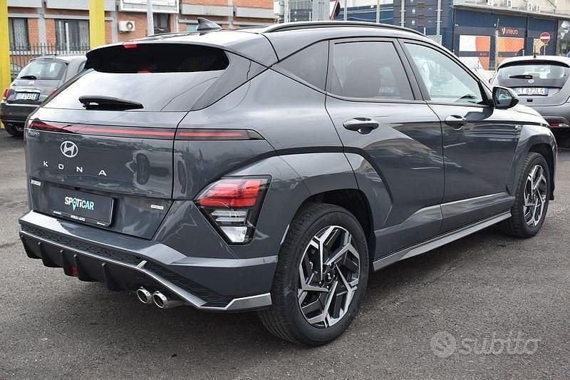 Usata Hyundai Kona N Line 141 CV (103 kW) 2024 Grigio SUV