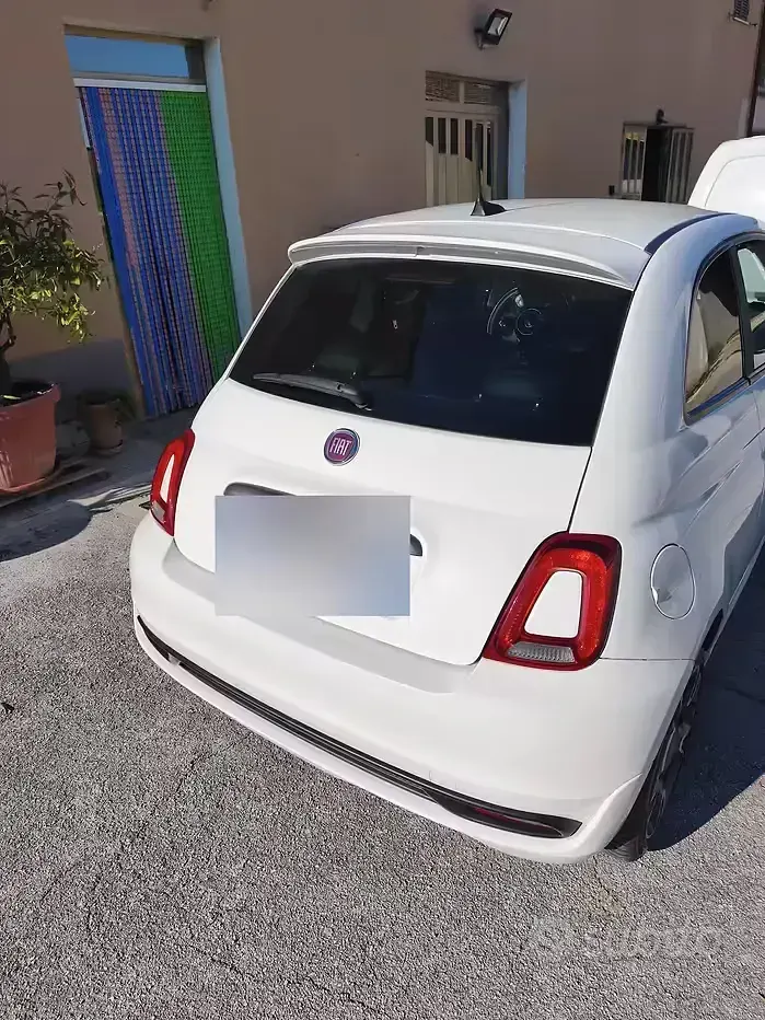 Käytetty Fiat 500S S 69 HP (50 kW) 2016 Valkoinen Sedan