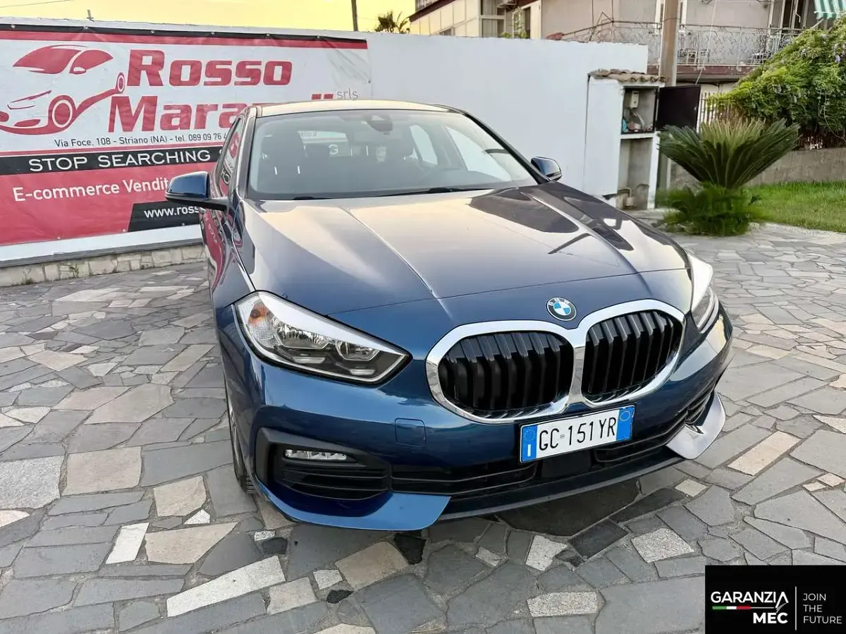 Usata BMW 116 Advantage 116 CV (85 kW) 2020 Blu/azzurro Utilitaria
