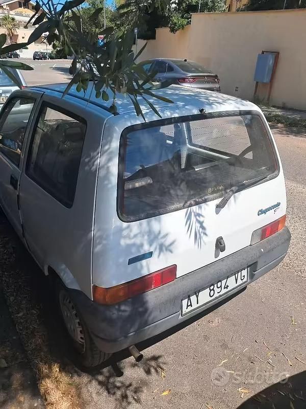 Usata Fiat Cinquecento 1998 Bianco Utilitaria