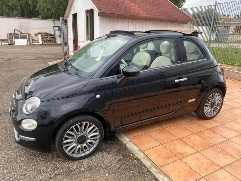 Usata Fiat 500 Dolcevita 69 CV (50 kW) 2017 Nero Cabrio