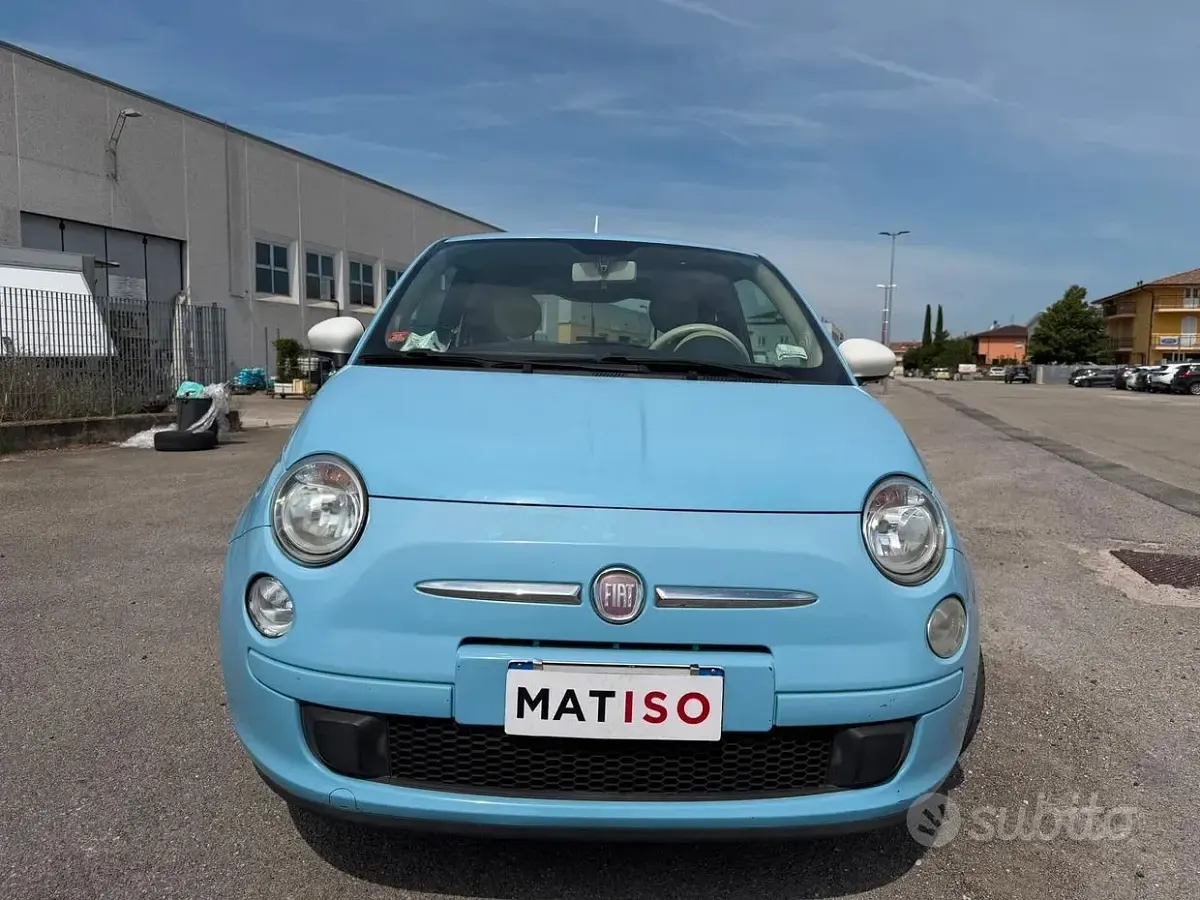 Usata Fiat 500 69 CV (50 kW) 2012 Blu Berlina