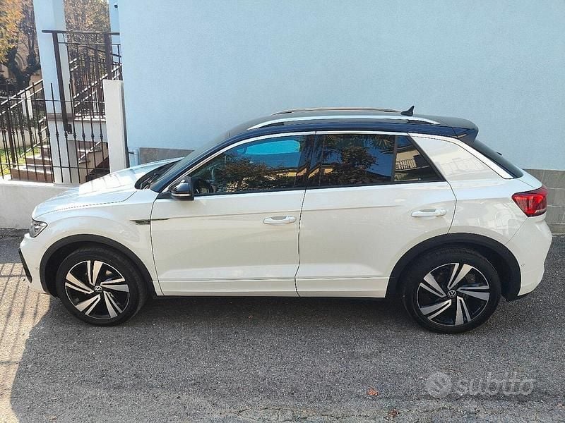 Usata VW T-Roc R-line Plus 150 CV (110 kW) 2021 Bianco SUV
