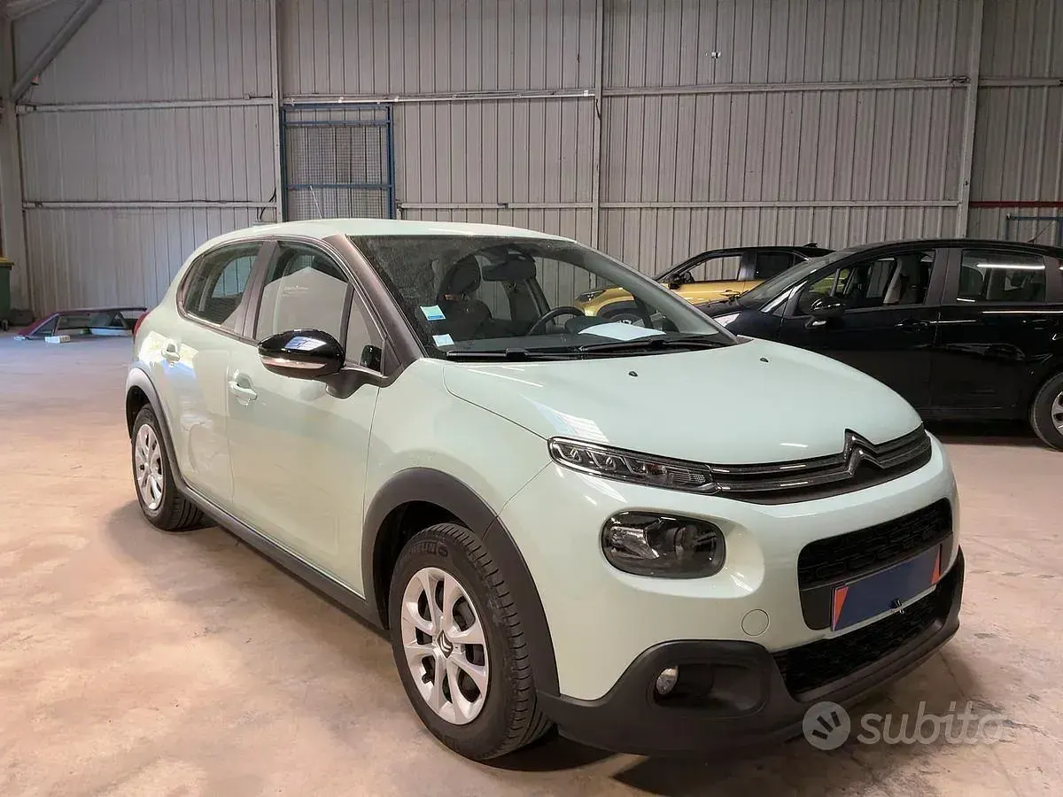 Usata Citroën C3 Feel 83 CV (61 kW) 2019 Verde acqua Utilitaria