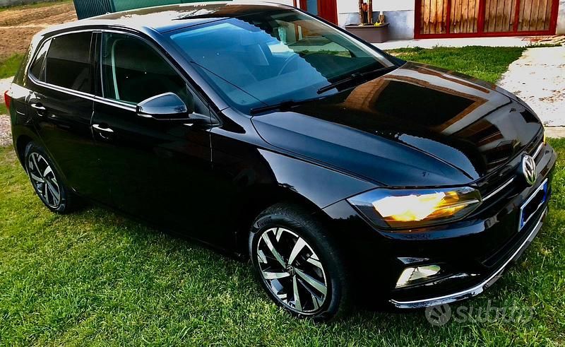 Usata VW Polo 95 CV (69 kW) 2021 Nero Utilitaria