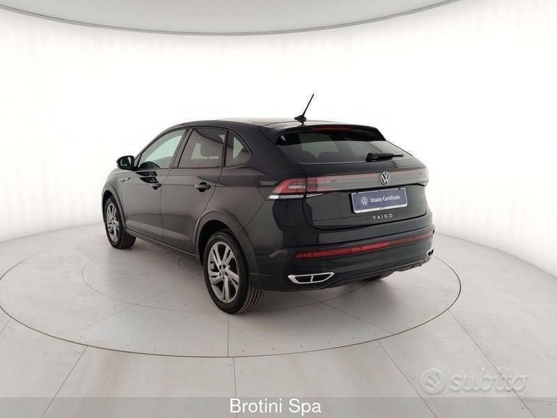 Usata VW Taigo R-line 110 CV (80 kW) 2022 Nero SUV