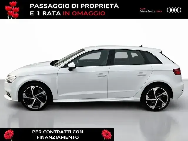 Usata Audi A3 Admired 204 CV (150 kW) 2020 Bianco ghiaccio metallizzato Berlina