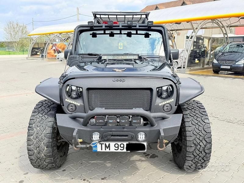Usata Jeep Wrangler Unlimited Rubicon 176 CV (129 kW) 2010 Nero SUV