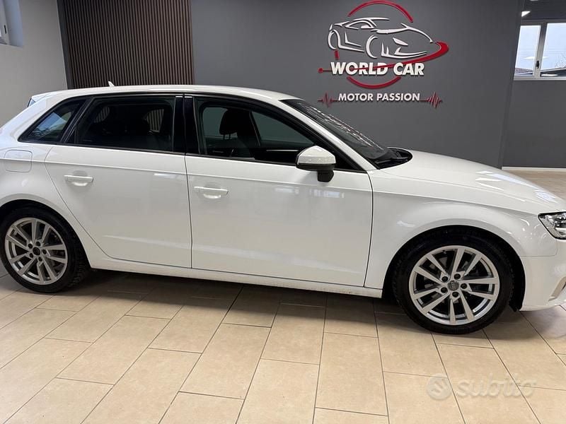 Usata Audi A3 Sport 110 CV (80 kW) 2016 Bianco Berlina