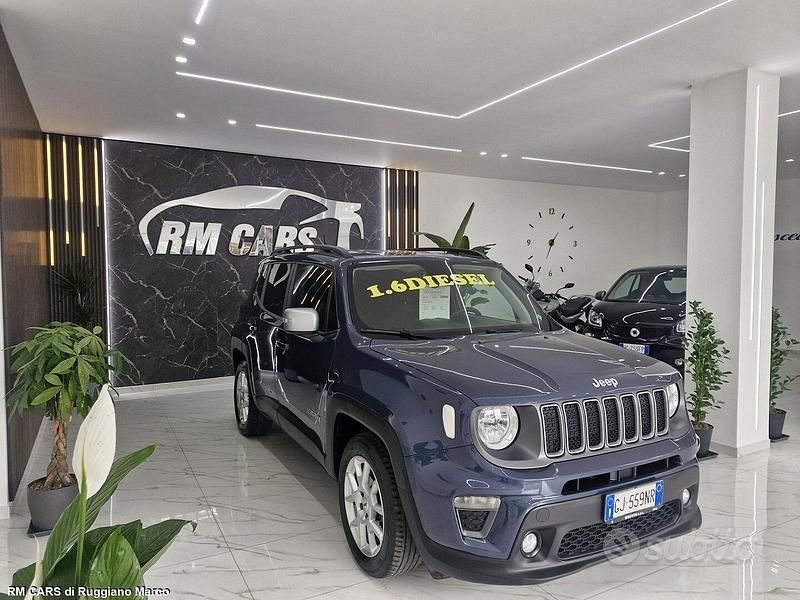 Usata Jeep Renegade Limited 131 CV (96 kW) 2022 Blu SUV