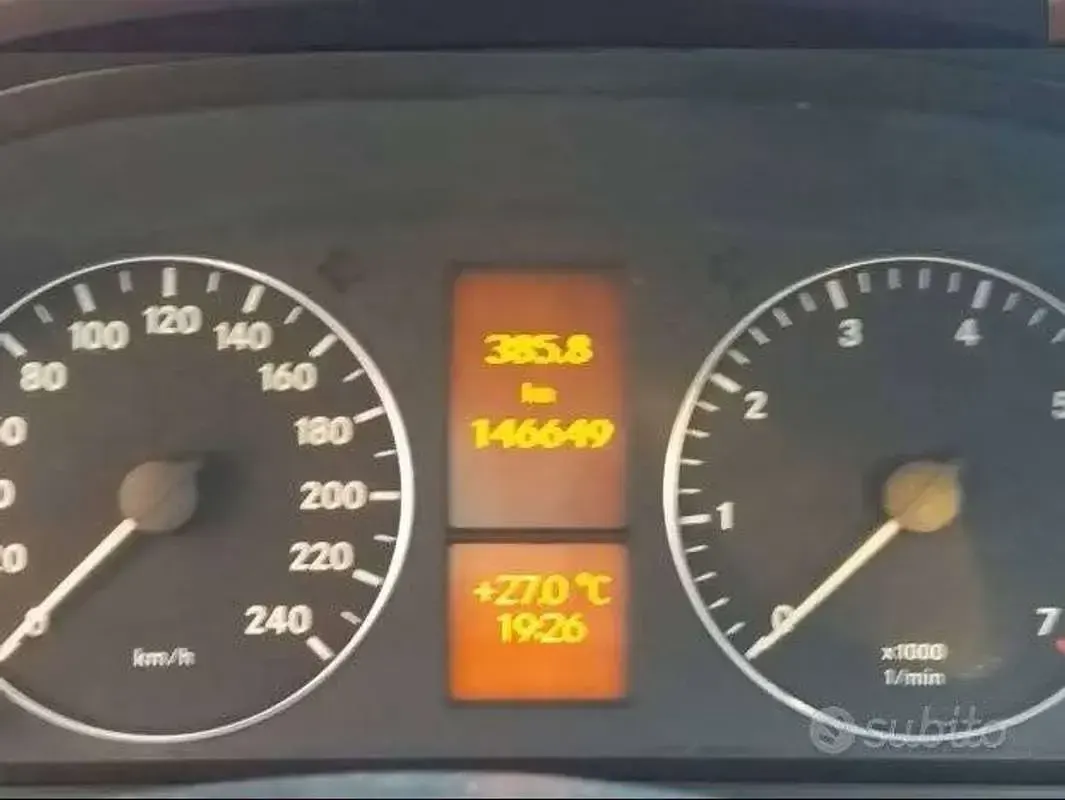 Usata Mercedes A150 Avantgarde 95 CV (69 kW) 2008 Grigio Monovolume