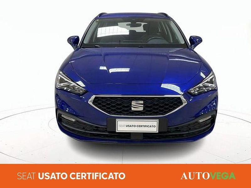 Usata Seat Leon Business 150 CV (110 kW) 2021 Blu / pastello Station wagon