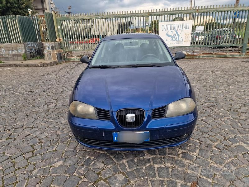 Usata Seat Ibiza 75 CV (55 kW) 2002 Blu Utilitaria
