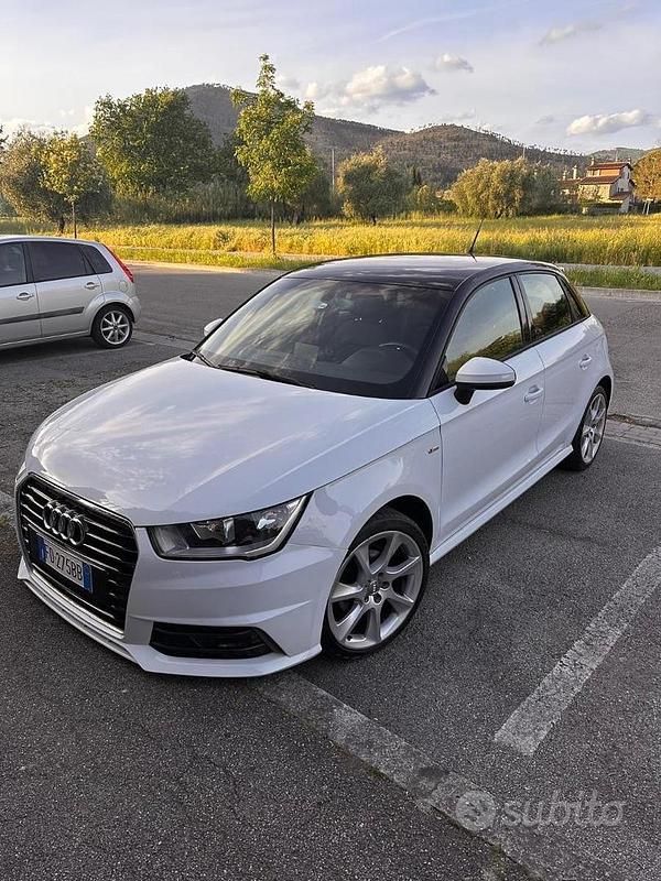 Usata Audi A1 S-Line 90 CV (66 kW) 2016 Bianco Utilitaria