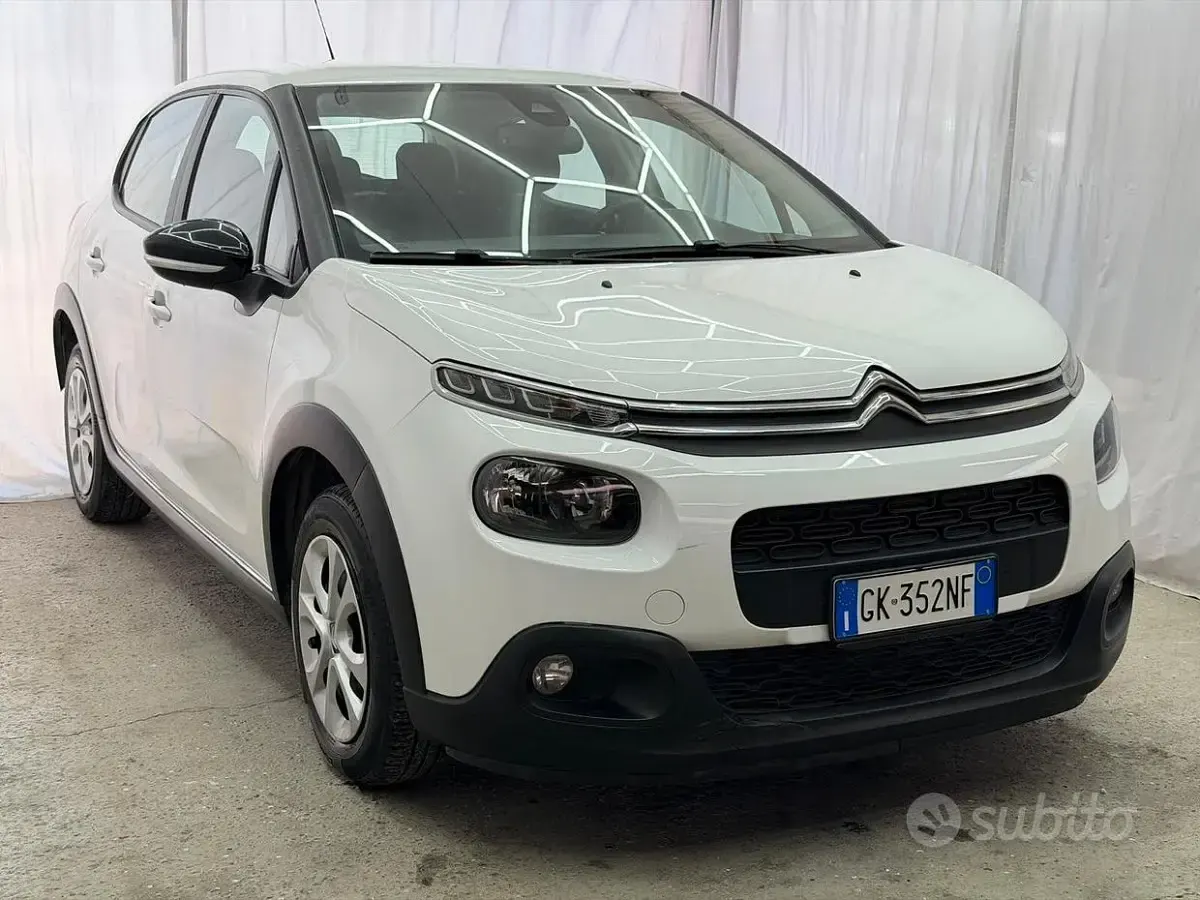 Usata Citroën C3 Feel 83 CV (61 kW) 2019 Bianco Utilitaria