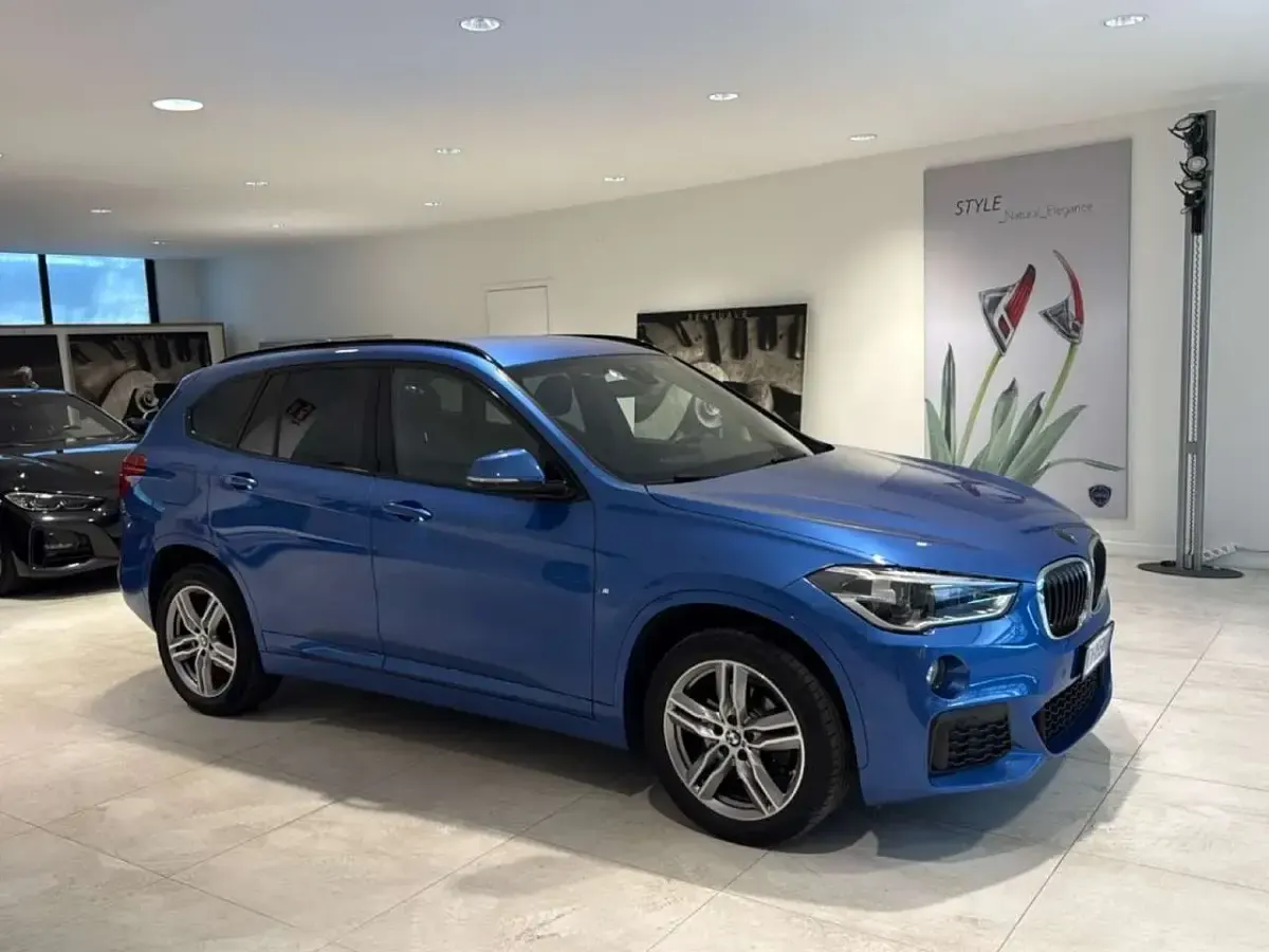 Usata BMW X1 M Sport 150 CV (110 kW) 2018 Blu/azzurro SUV