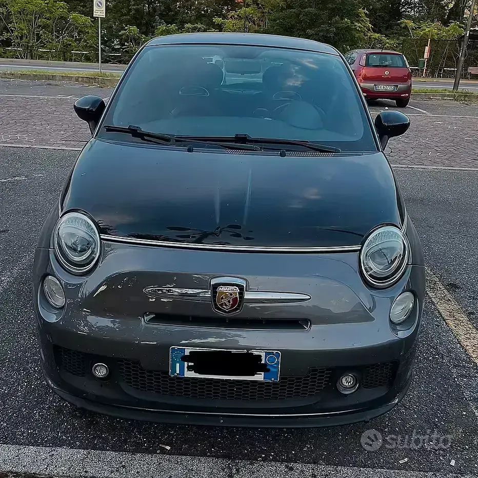 Usata Fiat 500 Abarth 100 CV (73 kW) 2008 Grigio Coupé