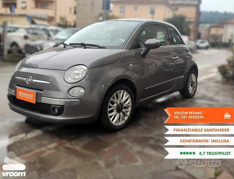 Usata Fiat 500 69 CV (50 kW) 2014 Grigio Utilitaria